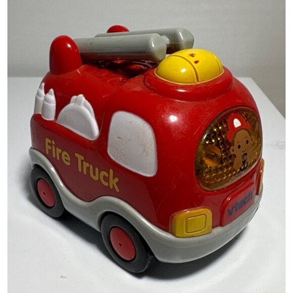 VTech Go! Go! Smart Wheels Vehicle Set Of 4 Fire Truck ATV Bulldozer & Airplane - Picture 6 of 12